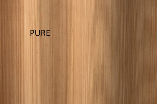 DE-COmmerce Doppelseitiger Bambus Paravent (BxH) 244 cm (Variable Stellbreite) x 185 cm Raumteiler Trennwand Faltwand Shoji Sichtschutz Farbe: Pure