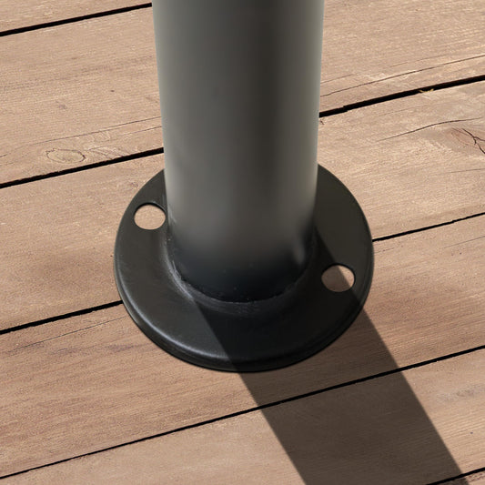 TOOLPORT Gartenpavillon 3x3 m - Dachplane ca. 180 g/m² - Pavillon mit 4 Seitenteilen in crème