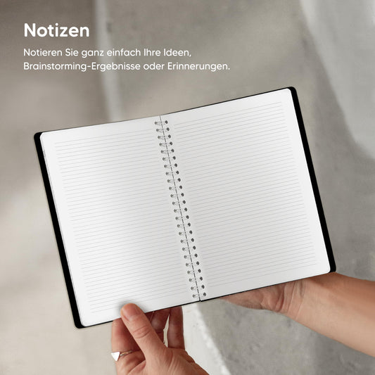 Terminplaner 2025 A5 von Smart Panda – Wochenplaner A5, Kalender 2025 – Softcover Tagebuch, 30 Minuten-Intervalle – Terminkalender, Planer 2025 – auf Deutsch