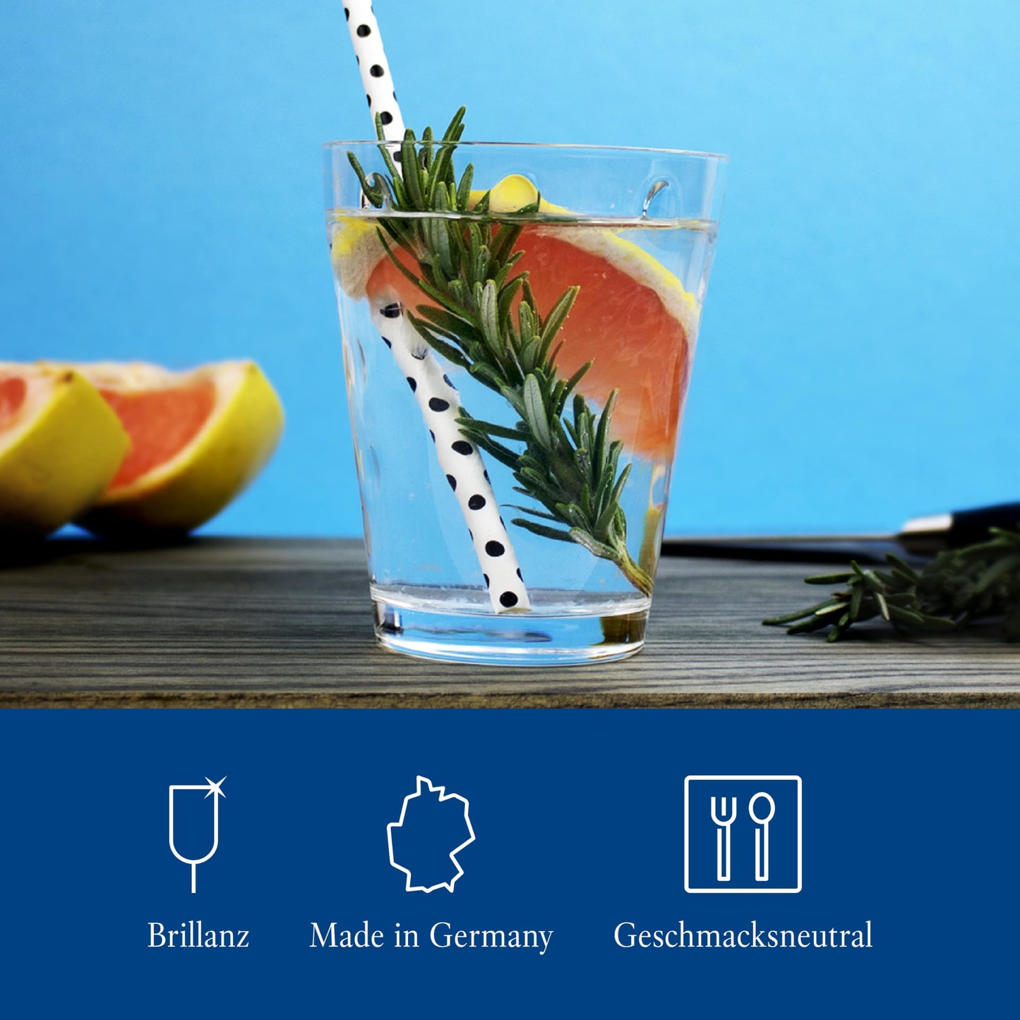 Villeroy & Boch – Dressed Up Wasserglas Set 4 teilig, 310 ml, Spülmaschinenfest, Besondere Trinkgläser, Gläser Wasser, Trinkglas Set, Saftgläser, Kristallglas