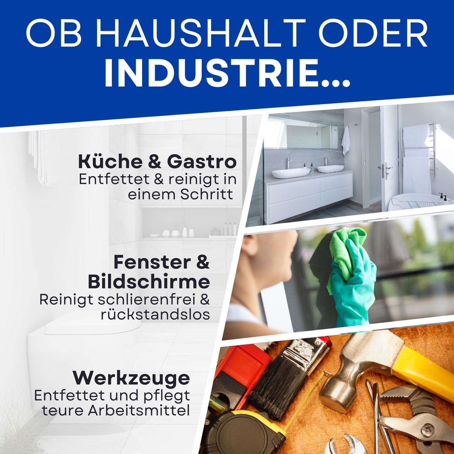ABACUS® Isopropanol 99,9% | 2x 5L | Isopropylalkohol 99,9% | Reinigungsalkohol für Haushalt, Industrie, Elektronik & Kosmetik | Entfettet & reinigt rückstandslos | nicht leitend