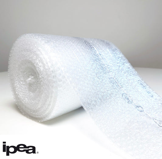 IPEA Luftpolsterfolie für Verpackung und Versand – Rolle 20 Meter x 30 cm – Made in Italy – Pluriball Luftblasen zum Schutz, Polsterung, Verpackung von Gegenständen im Transport – Reißfest