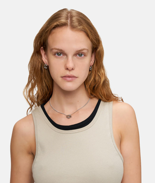 Liebeskind Berlin Halskette LJ-1618-N-45 aus Edelstahl in Silber