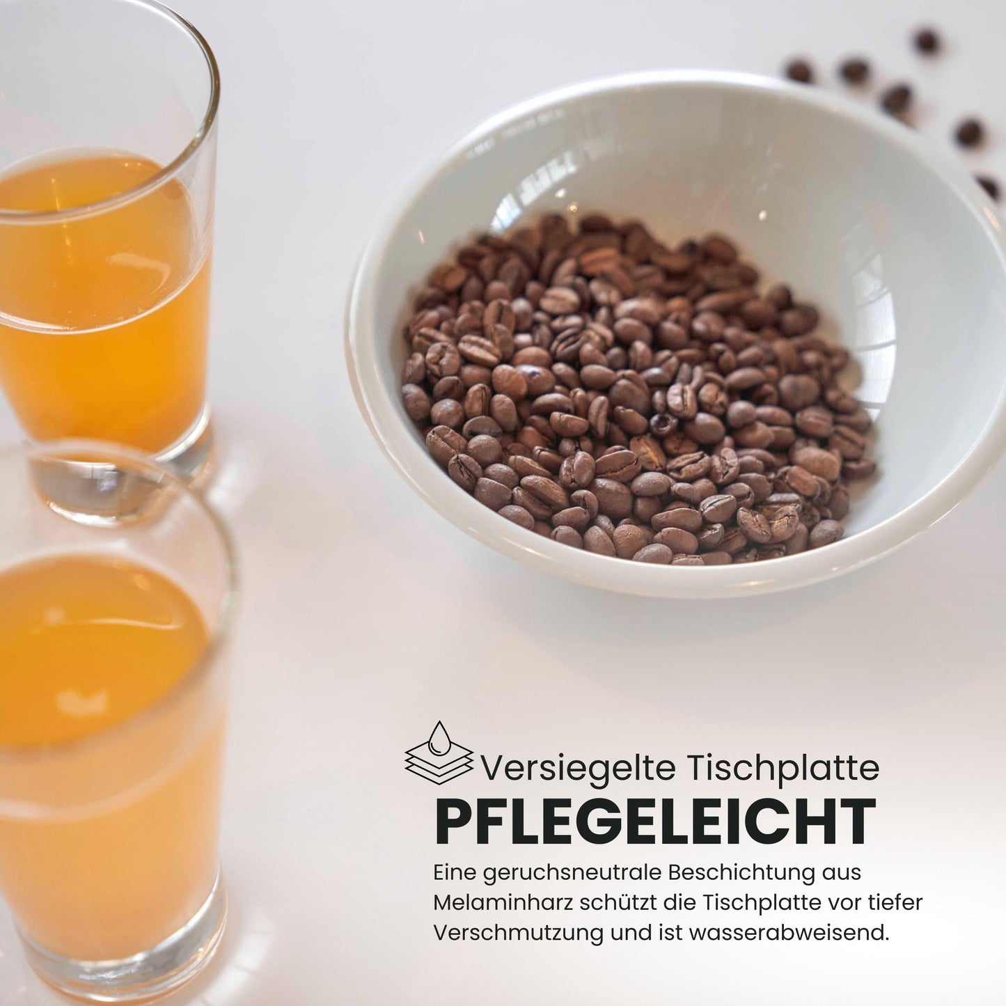 Bümö Konferenztisch oval 220x103 cm großer Besprechungstisch in grau, Besprechungstisch mit Chromsäulen, Meetingtisch für 8 Personen, XXL-Tisch für Besprechungsraum & Meeting