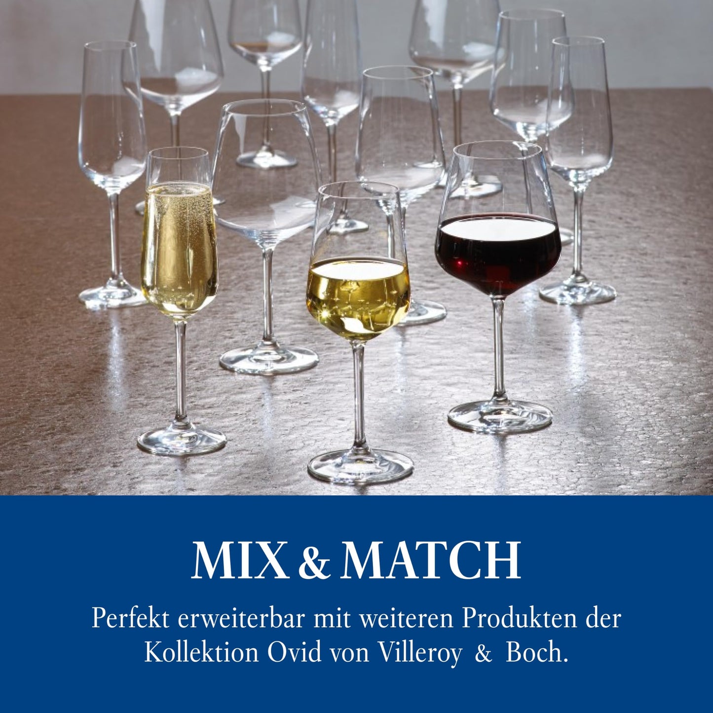 Villeroy & Boch – Ovid Weißweinglas-Set 4 teilig 380 ml, Spülmaschinenfest, Gläser, Weißweingläser, Weinglas Set, Weingläser Weißwein, Schöne Weingläser, Weinglas Kristall, Kristallglas