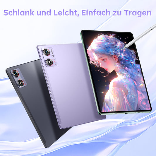 OUKITEL OT8 Gaming Tablet 11 Zoll, 30GB+256GB Android 14 Tablet mit Stift, 2K Bildschirm,8800mAh/18W, 13MP+8MP, TÜV | GPS | OTG | Widevine L1, Schwarz