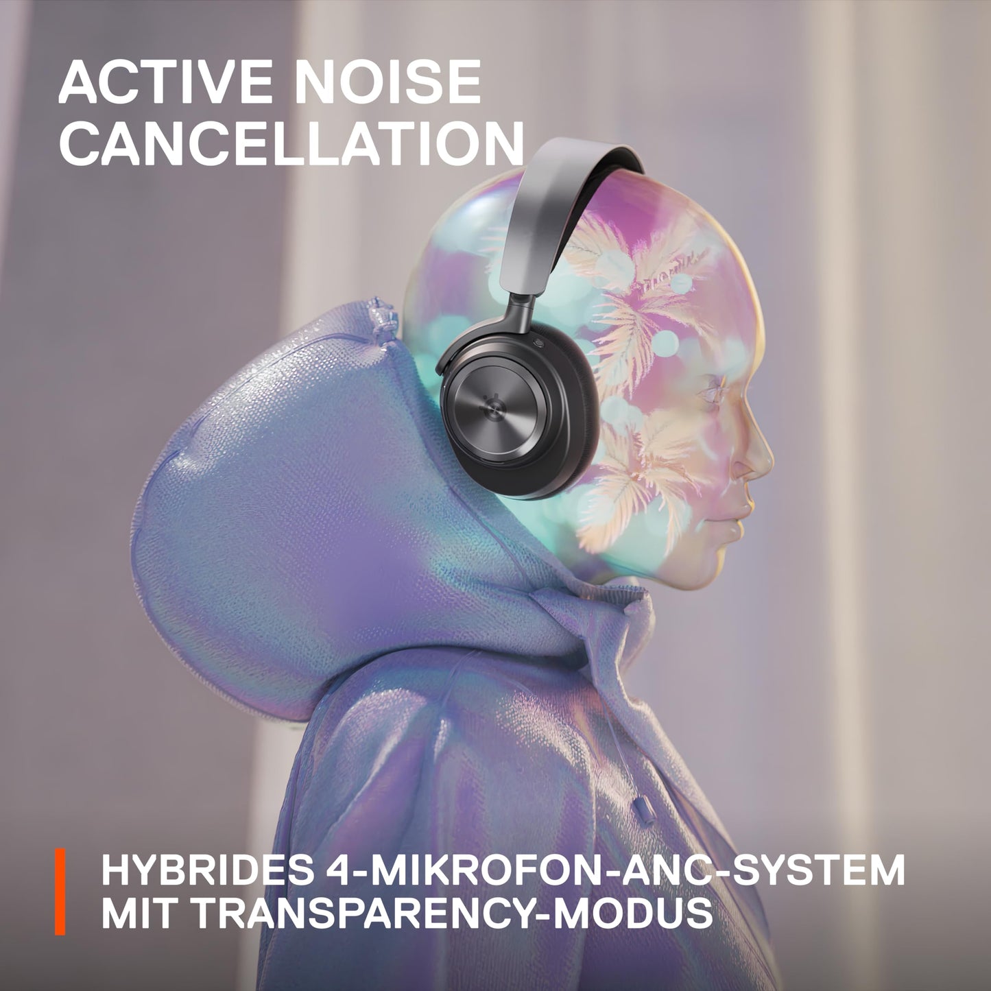 SteelSeries Arctis Nova Pro Wireless - Multi-System Gaming-Headset – Hi-Fi-Treiber – Active Noise Cancellation – Infinity Power System – PC, PS5, PS4, Switch, Smartphone
