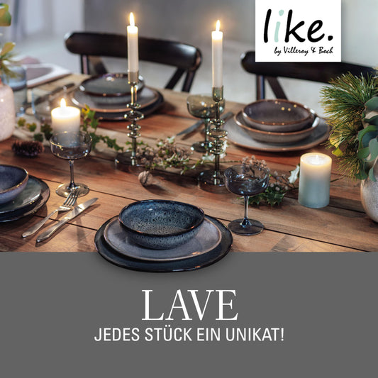 like. by Villeroy & Boch Lave beige Frühstücksset 6tlg
