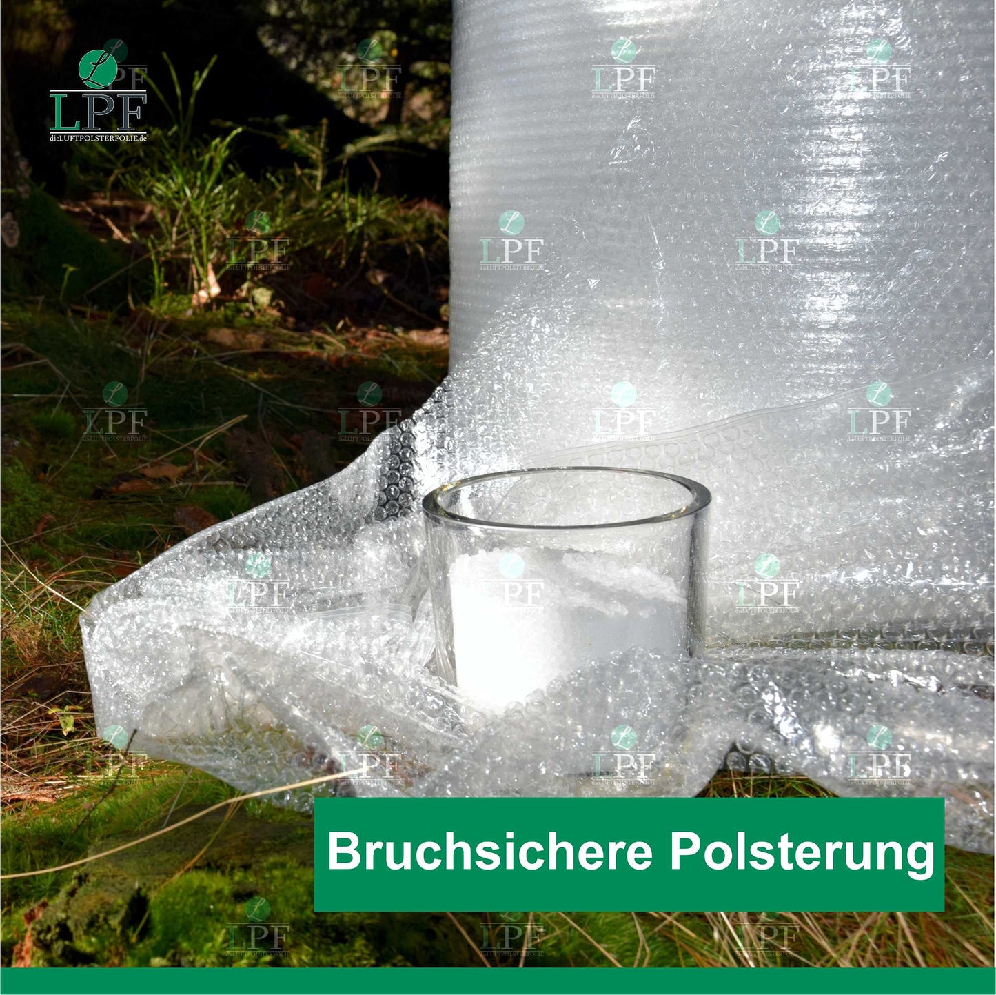 dieLUFTPOLSTERFOLIE Luftpolsterfolie 100cm x 100m Verpackungsfolie Luftpolster Rolle Blisterfolie Noppenfolie Polsterfolie Umzug 1m Knallfolie Polstermaterial Versand Transparent Umzugfolie 100