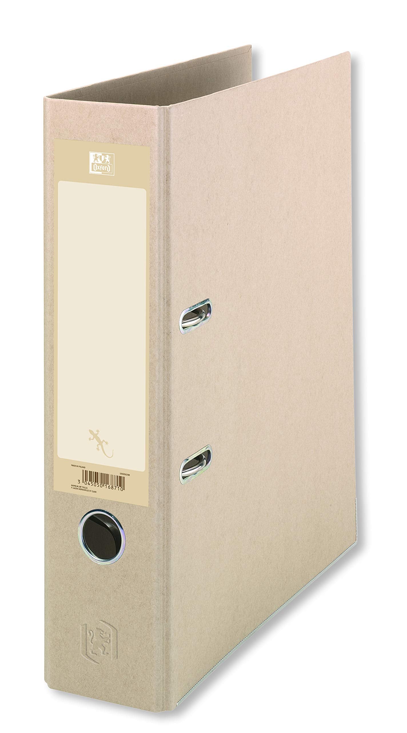 Oxford Touareg Ordner A4, 8 cm breit, beige, 1 Stück