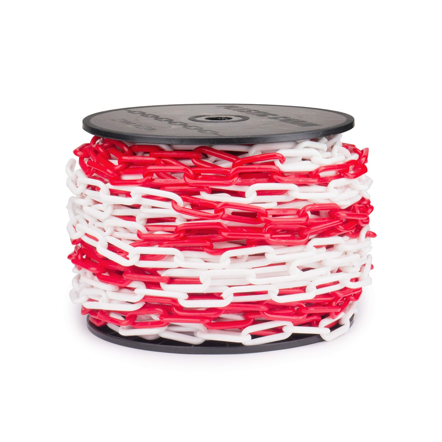 Marwotec 25 Meter Kunststoffkette rot weiß 6mm auf Rolle Absperrkette rot weiß aus Kunststoff ideale Kette zum Absperren von Flächen, gut sichtbar, stabil und handhabbar von Marwotec aus Deutschland