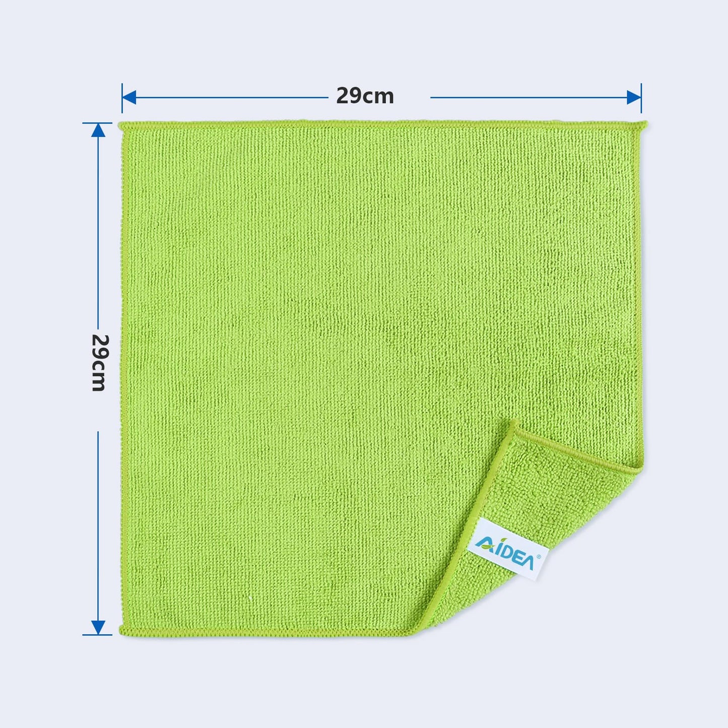 AIDEA Microfasertücher Mikrofasertücher 50 Stück, Mikrofaser Putzlappen Küch Reinigungstücher Geschirrtücher für Haus, Auto, Motorrad, Fenster, 30 x 30 cm