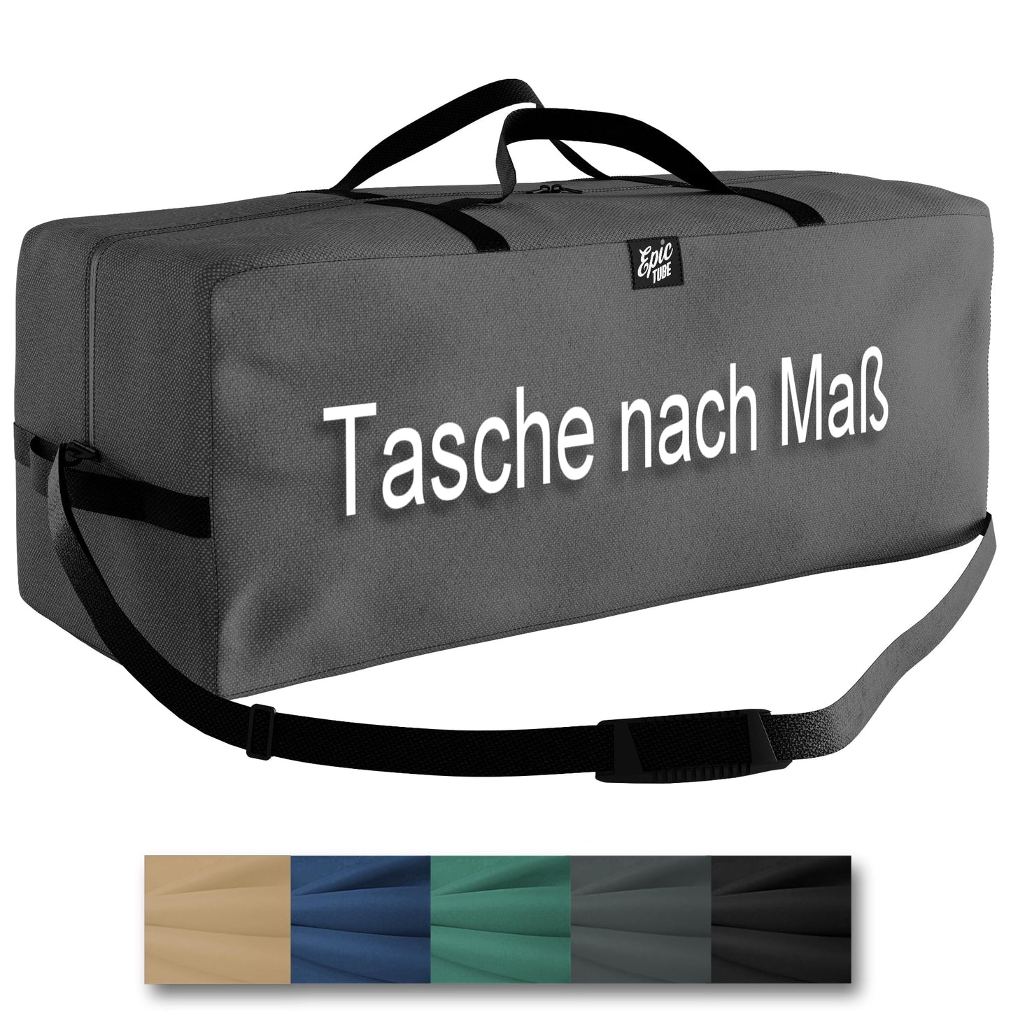 EpicTUBE Transporttasche nach Maß wasserdicht, 600D-Oxford Tasche, Mehrzweck-Zubehörtasche, Aufbewahrungstasche, Umzugstasche, Kleidertasche S bis XXL mit wasserdichtem Reißverschluss, Made In EU