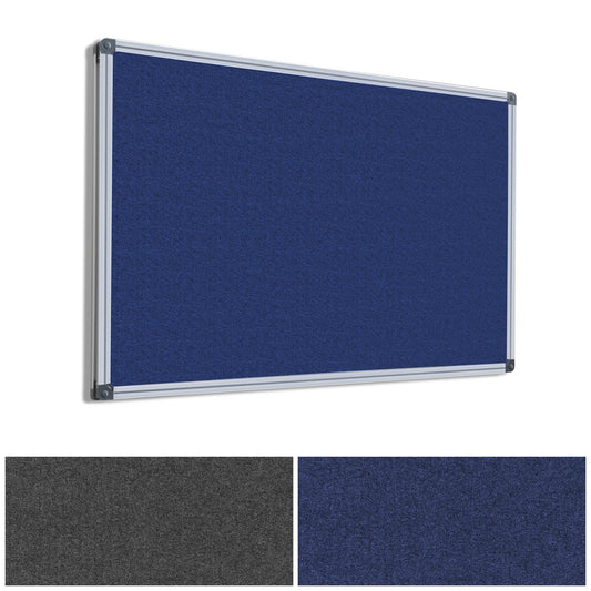 MOB Pinnwand - 7 Größen wählbar - Textil/Filz (blau), 150x120cm