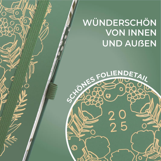 Boxclever Press Lebensplaner Kalender 2025 Buchkalender. Terminplaner 2025 A5 mit Einkaufslisten & Stickern. Kalender 2025 Familienplaner ab sofort nutzbar bis Dez’25. Planer 2025 für alle Ihre Pläne.