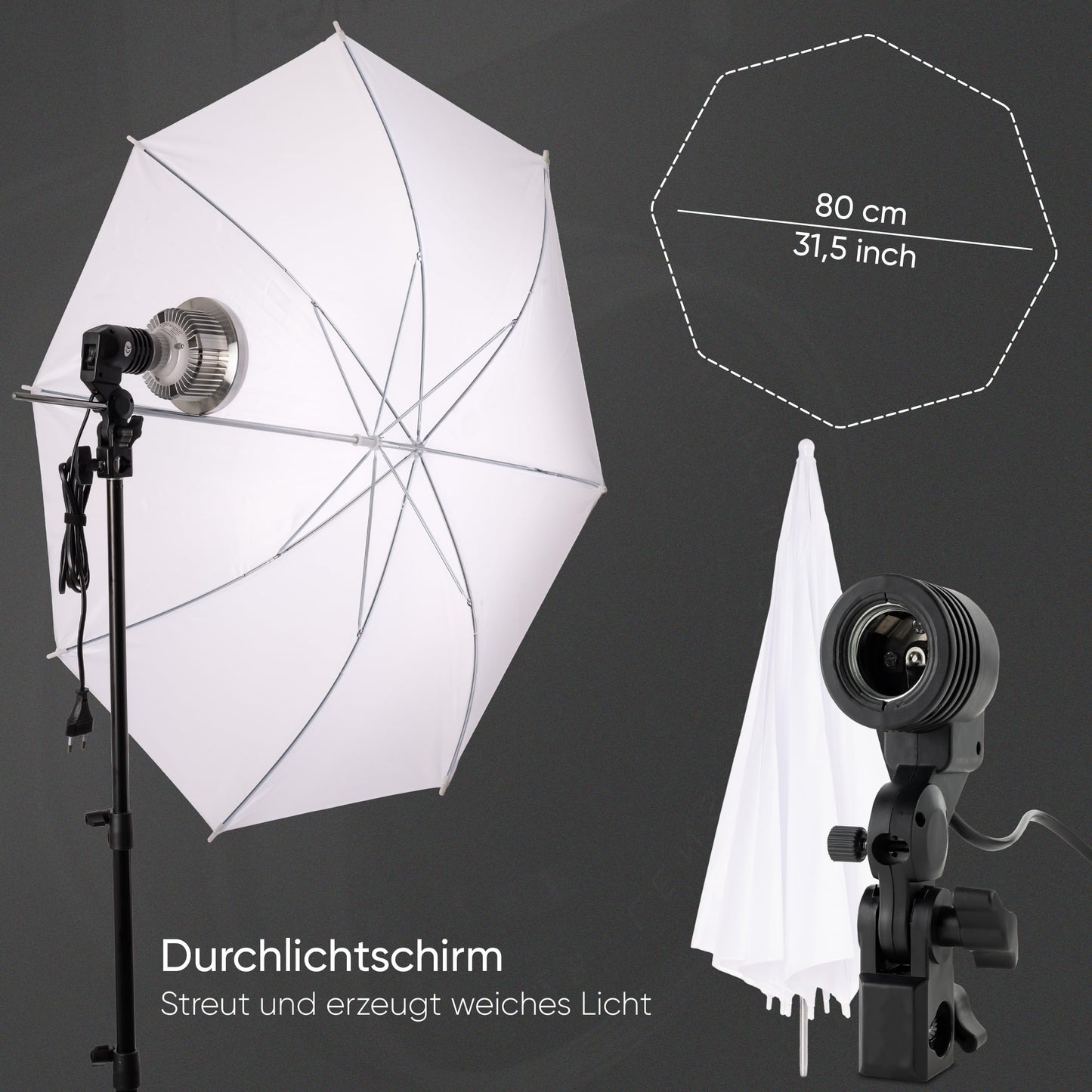 PIXETOOL Fotostudio Set - Greenscreen (3 x 3 m) mit Ständer (0,9 x 2,6 m) - Softbox mit Lampen Set - Green Screen Fotohintergrund - Reflektor - Studiolicht Fotolampe - Streaming Fotografie Zubehör