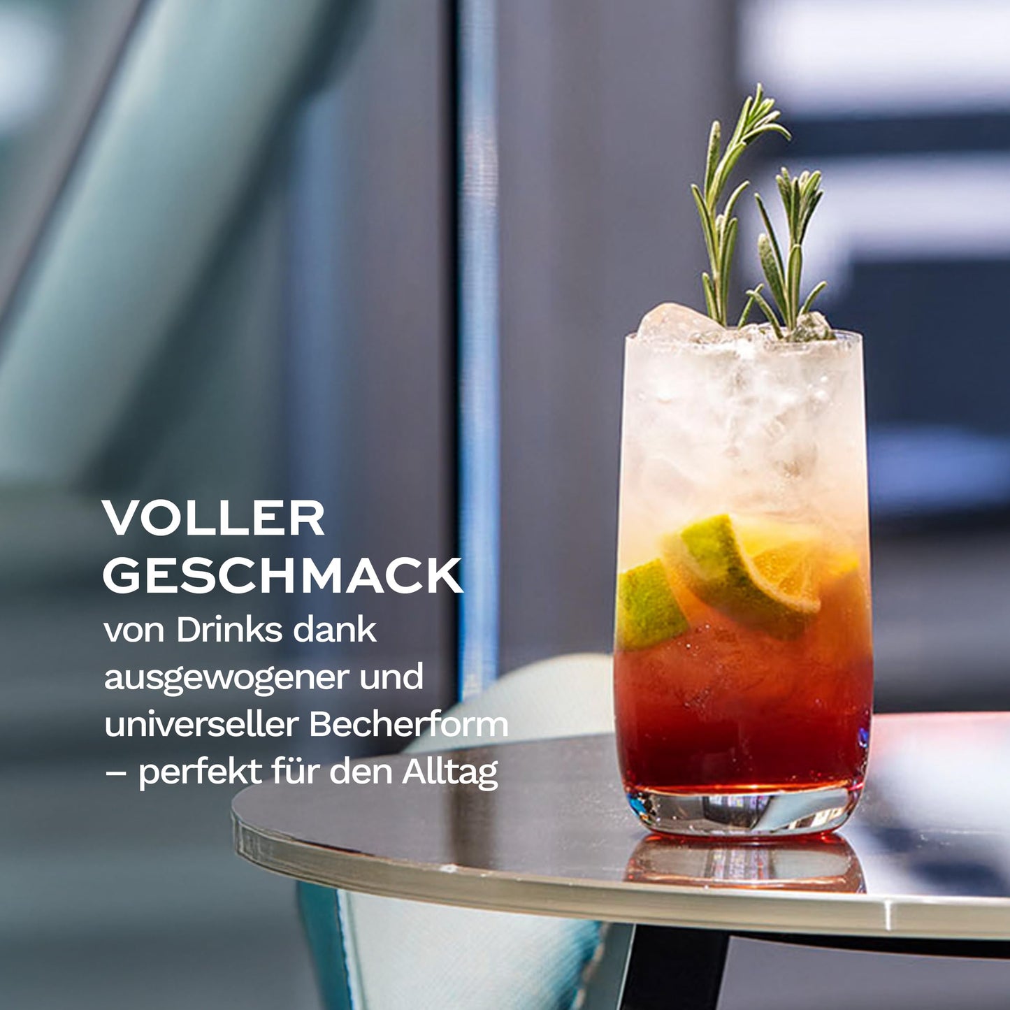 Stölzle Lausitz Saftgläser Weinland 6er-Set 315 ml – Hochwertige Allroundgläser für Saft, Wasser & Cocktails – Schlichte Wassergläser aus Kristallglas – Spülmaschinen- & Stoßfest, made in Germany