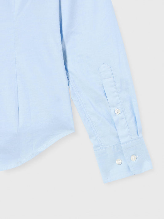 GANT Damen Slim Stretch Oxford Shirt Klassisches Hemd, Light Blue, 42 EU