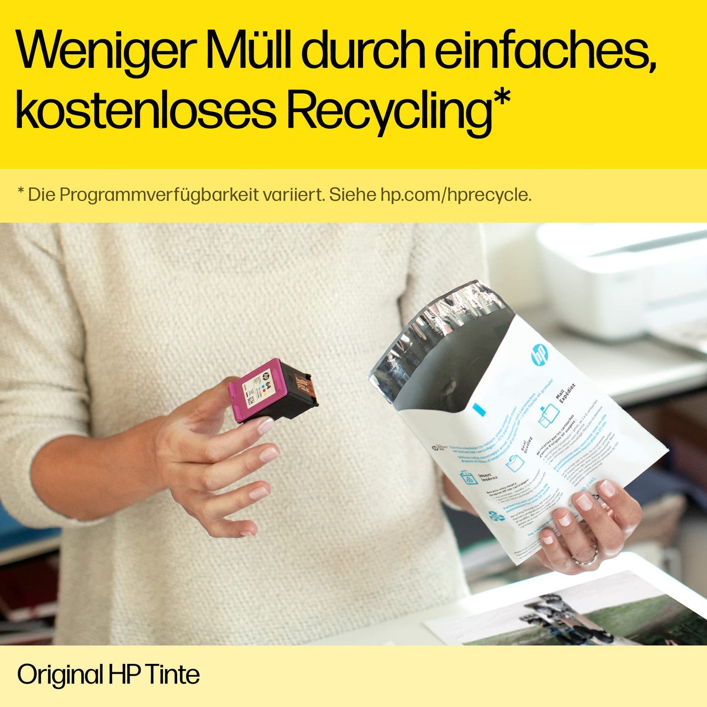 HP 302 Multipack Original Druckerpatronen (für HP DeskJet 1110/2130/3630, HP ENVY 4520,451X, HP OfficeJet 3830/3831/4650,52XX) Schwarz + Tricolor