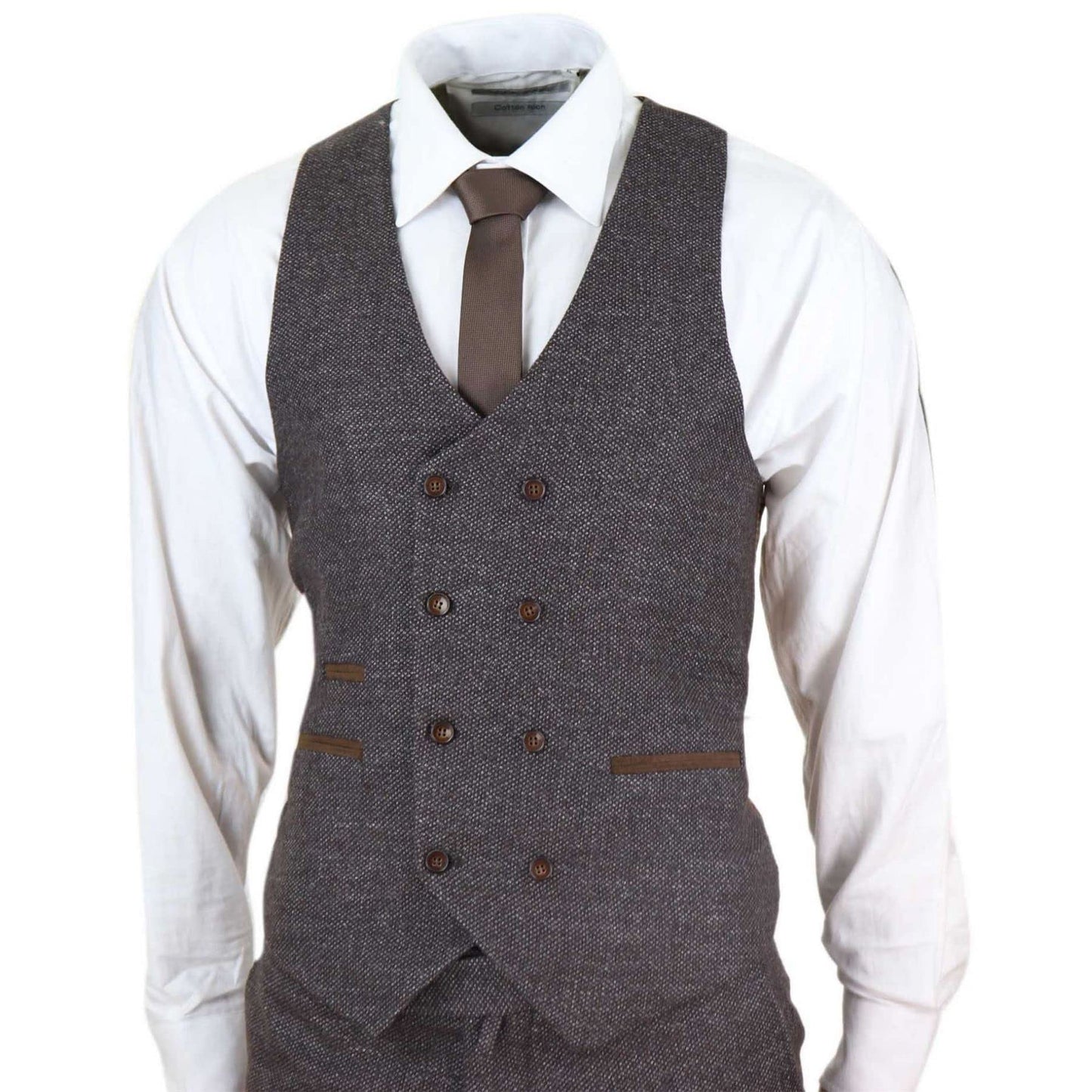 TruClothing.com Herrenanzug 3 Teilig Tweed Design Blinders 1920 Stil Wollenanteil