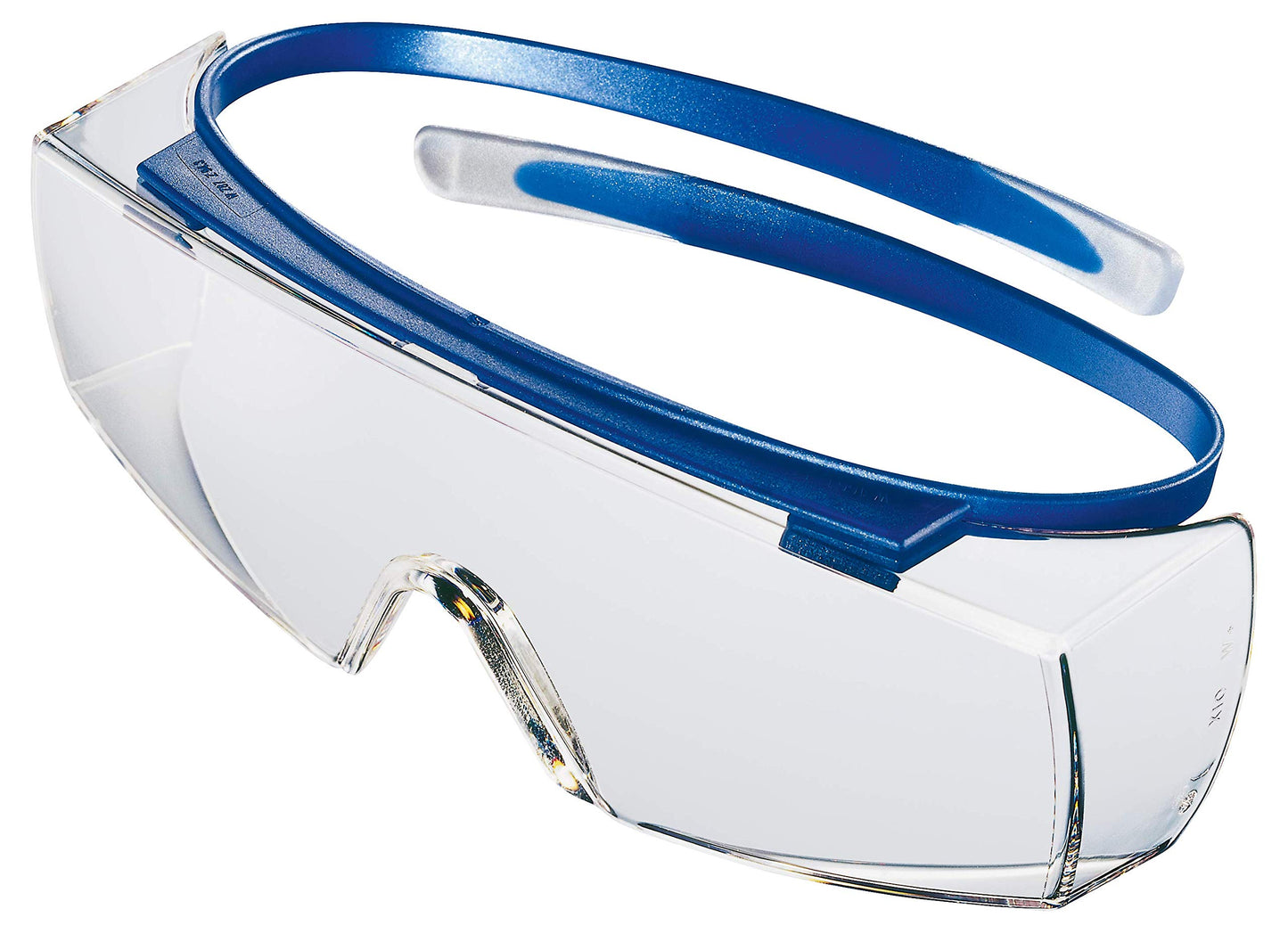 Uvex super OTG - Schutzbrille auch für Brillenträger - Überbrille - für Labor, Baustelle, Werkstatt, usw. - kratzfest, beschlagfrei & chemikalienbeständig