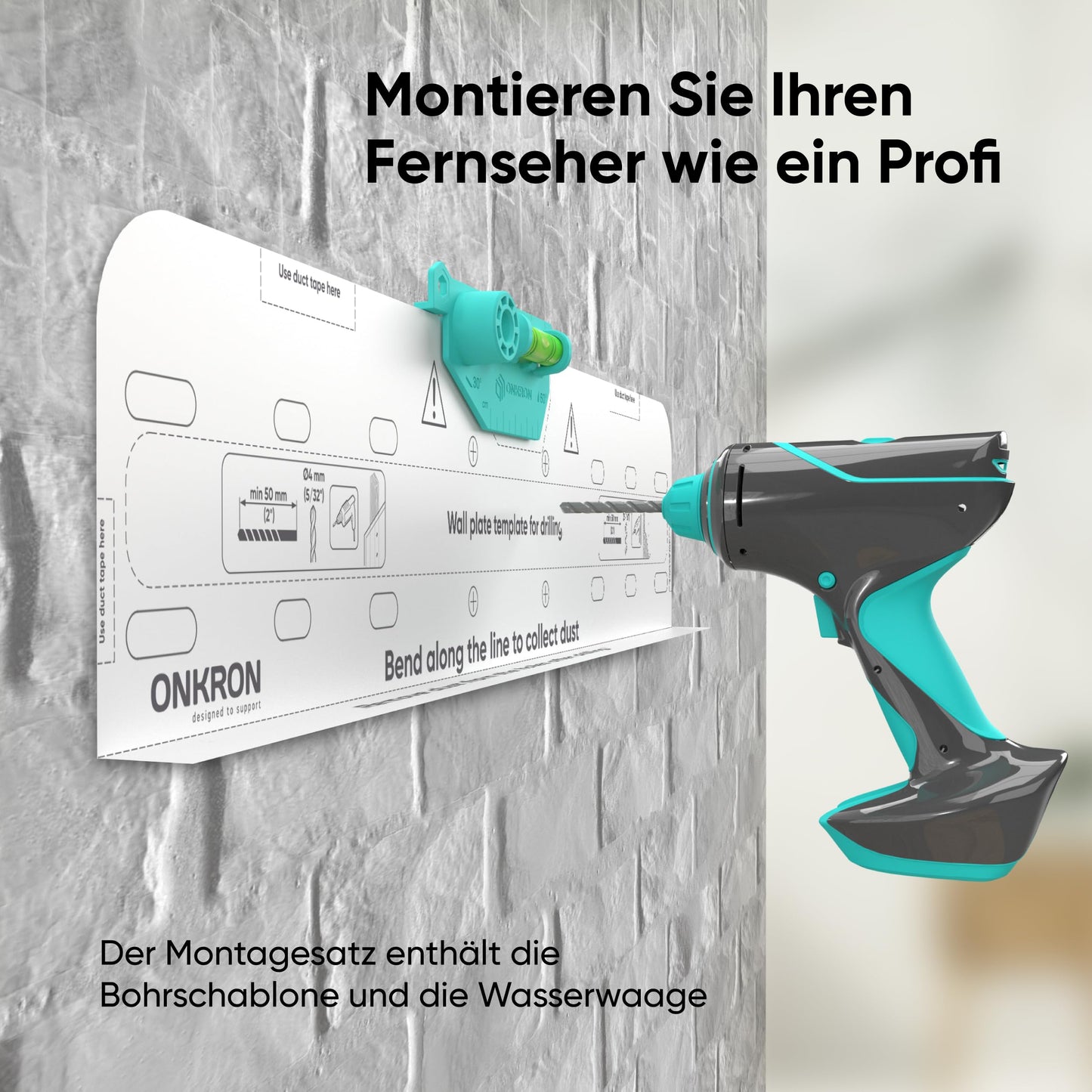 ONKRON TV Wandhalterung neigbar für 32-70 Zoll TVs bis zu 60 kg, Ultra Slim TV Wandhalterung Flach max 400x400 VESA TV Halterung Fernseher/Universal Fernsehhalterung Wand neigbar Schwarz TM5-B