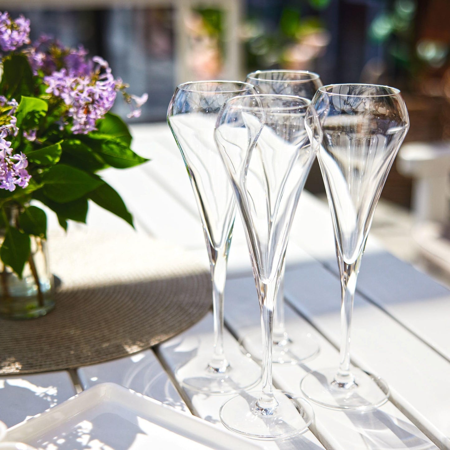Chef & Sommelier Open Up - Champagnerflöten 200ml - 6 Stück - aus Krysta Kristallglas - Ideal für Festliche Anlässe - Glanz, Transparenz und hohe Widerstandsfähigkeit