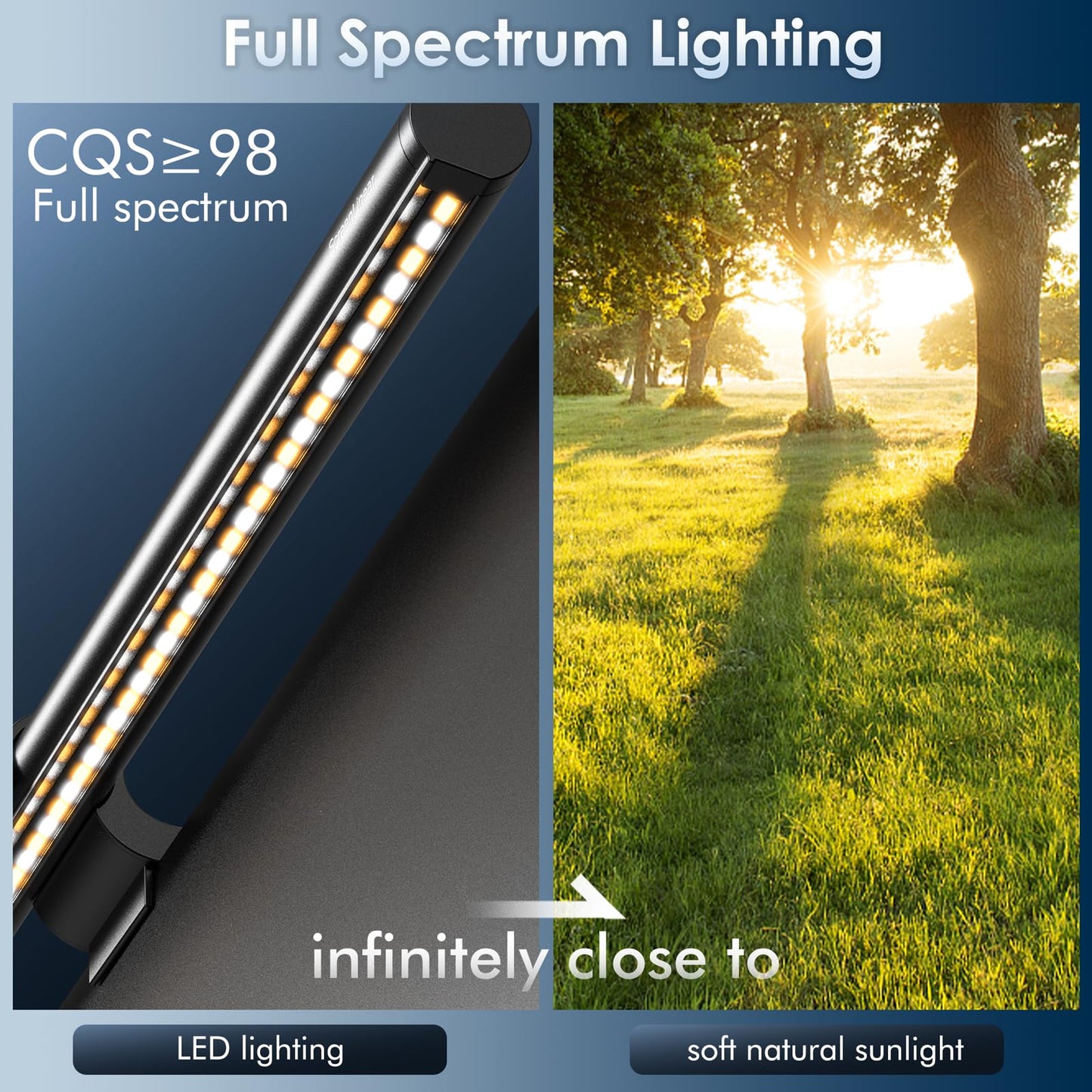 Quntis Curved Monitor Lampe mit Hintergrundbeleuchtung Fernbedienung, 40cm Monitor Light Bar zum Augenschutz, USB Bildschirmlampe PC Bürolampe dimmbar, LED Schreibtischlampe für Home Office Computer