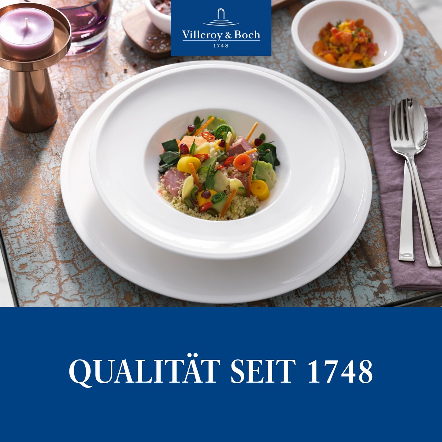 Villeroy & Boch – Victor Tafelbesteck 30 Teilig, Besteckset Für 6 Personen, Spülmaschinenfest, Rostfrei, Messer, Gabel, Löffel, Essbesteck Set, Besteck Aus Edelstahl