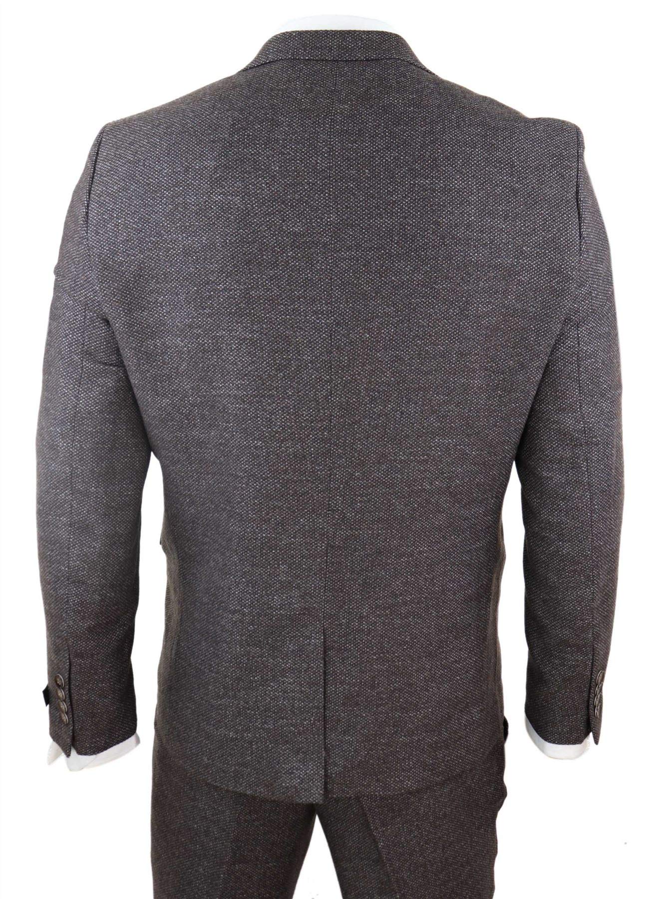 TruClothing.com Herrenanzug 3 Teilig Tweed Design Blinders 1920 Stil Wollenanteil