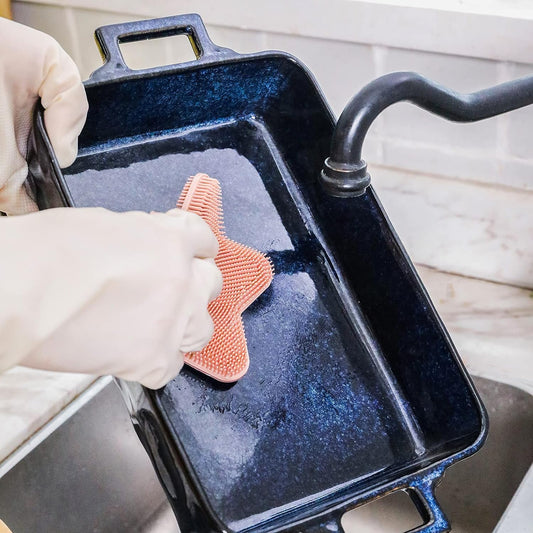 VICRAYS Keramik-Backgeschirr-Set, Porzellan, rechteckige Auflaufform, Backform, Lasagnepfannen, Auflaufform, Set zum Kochen, Küche, Kuchendessen, Bankett und täglichen Gebrauch, 3 Stück, (blau)