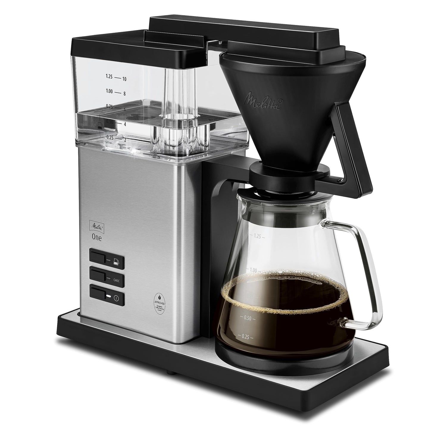 Melitta One Filterkaffeemaschine, Edelstahl