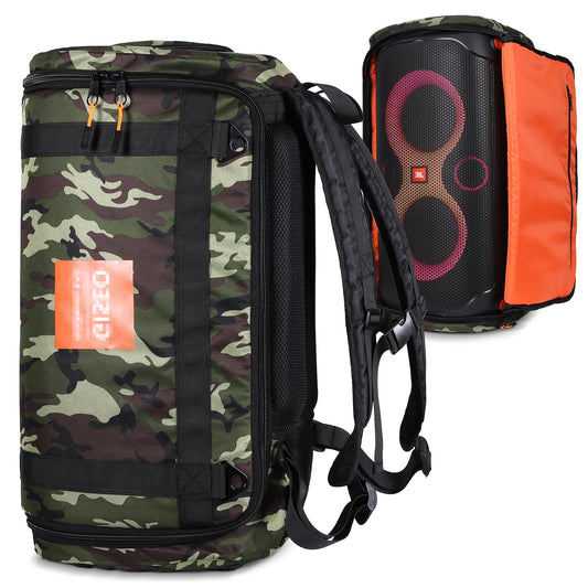 OUKNAK Taschen für JBL Partybox 110/120 Bluetooth Lautsprecher Tragetasche Case Tragbar Tasche Reise Schutz Taschen für JBL Partybox Serie Party-Lautsprecher (for JBL partybox 110 Camouflage)