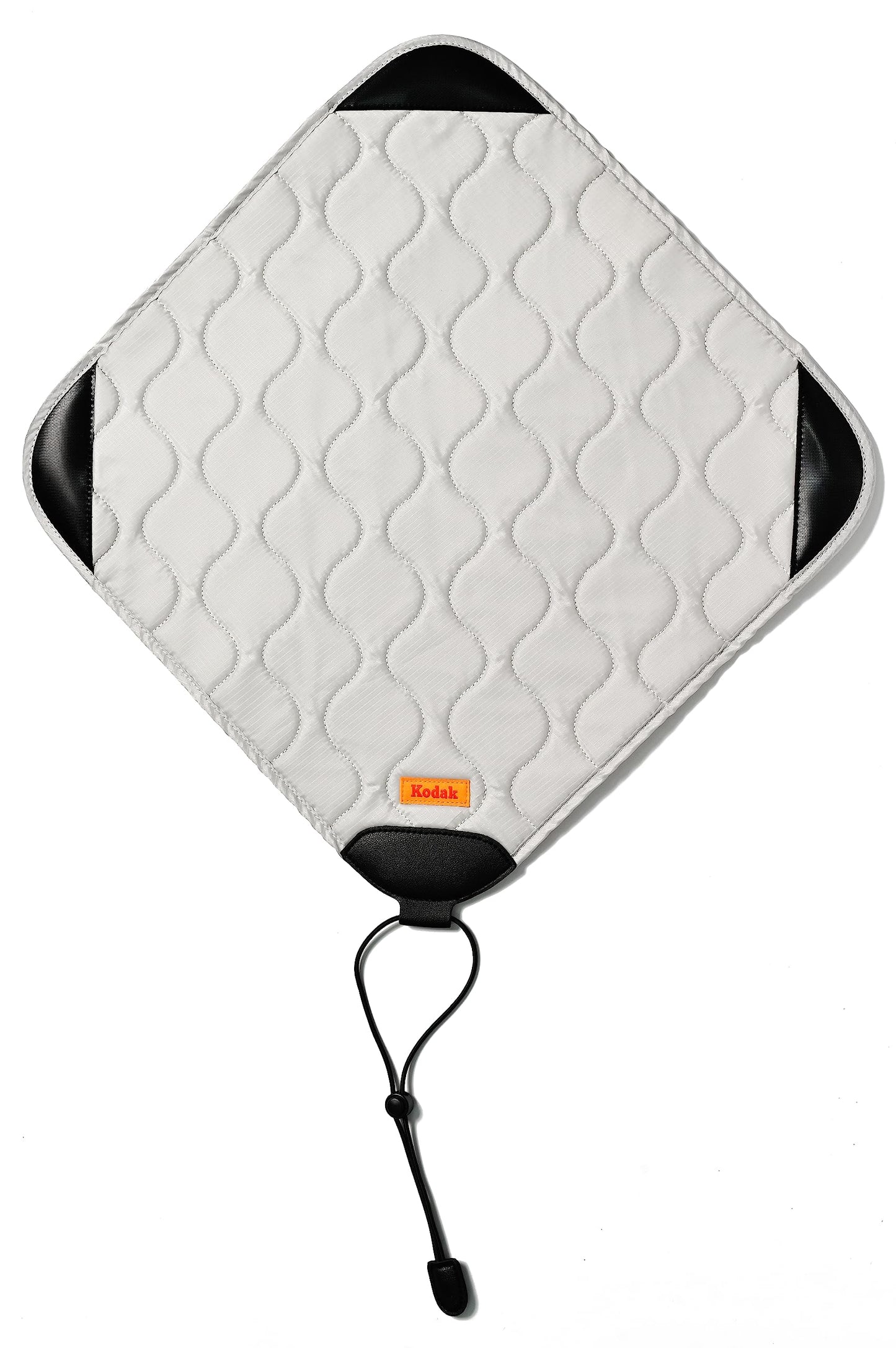 KODAK Camera Wrap Einschlagtuch Kamera, Größe L 38.5x38.5 cm-wasserabweisendes,kratzfestes und staubfreies Schutzhülle Protective Wrap für Spiegelreflexkameras und Teleobjektive(Hellgrau)[EIN Artikel]