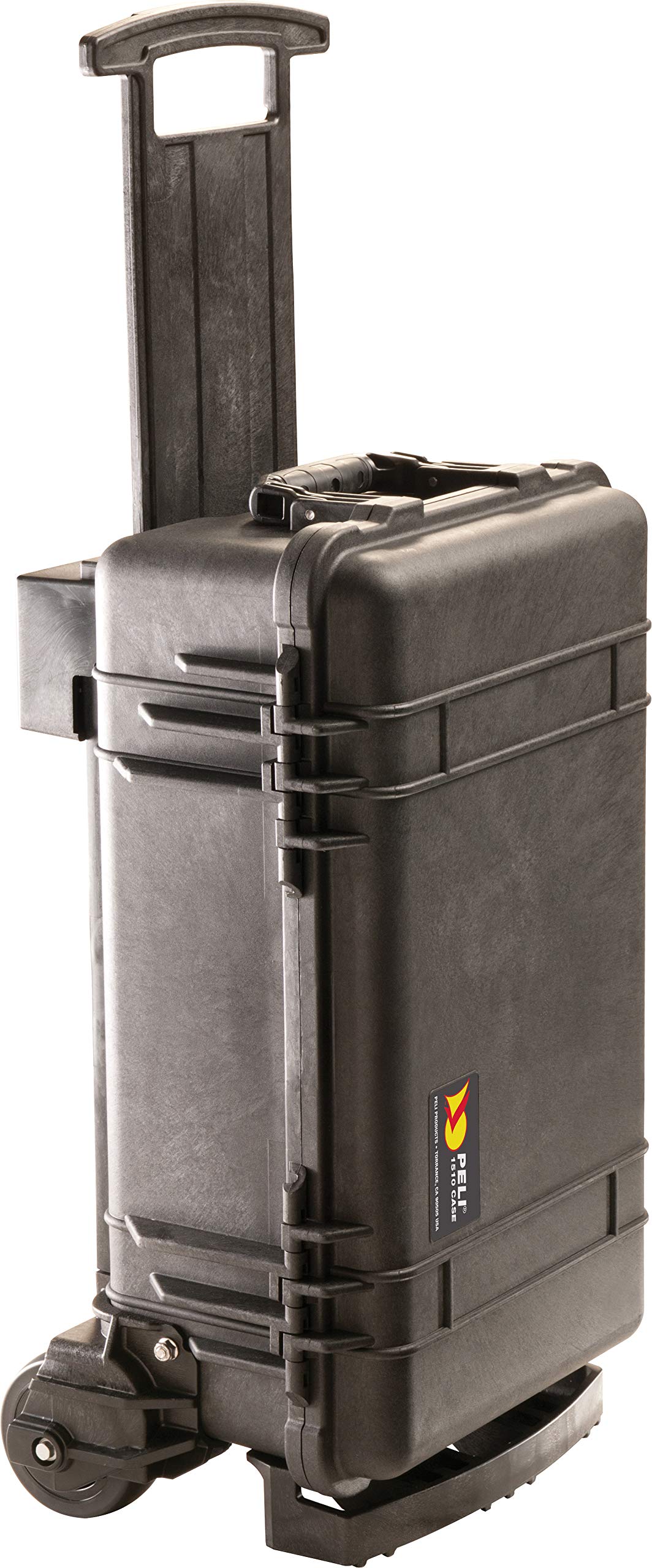PELI 1510M Trolley, Mobiler Rollkoffer mit Teleskopgriff, IP57 Wasser- und Staubdicht, 27L Volumen, Kein Schaum, Schwarz