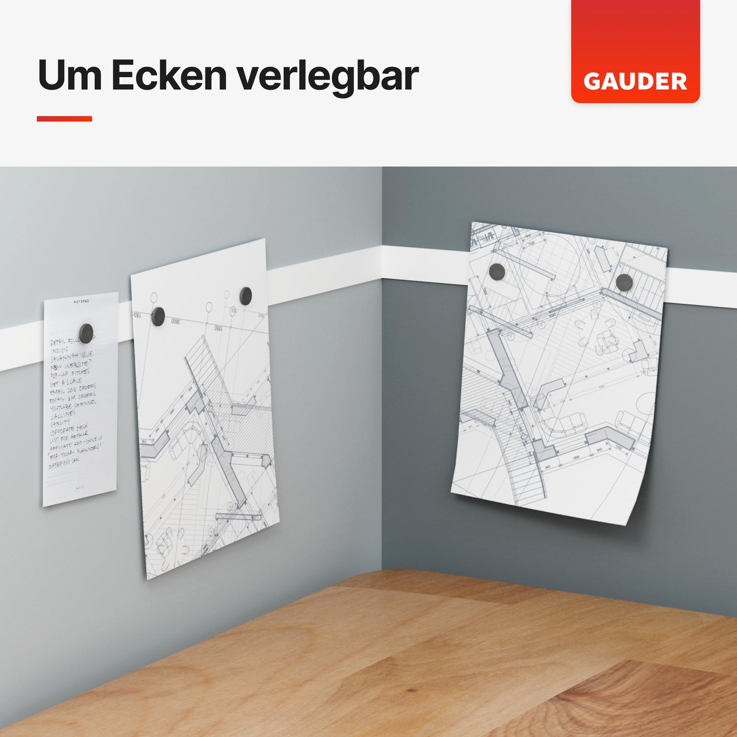 GAUDER Metallband selbstklebend I Ideal für Tonies®-Figuren & -Regale I Ferroband I Magnetband für Magnete I Eisenband I Stahlband (12,5m)