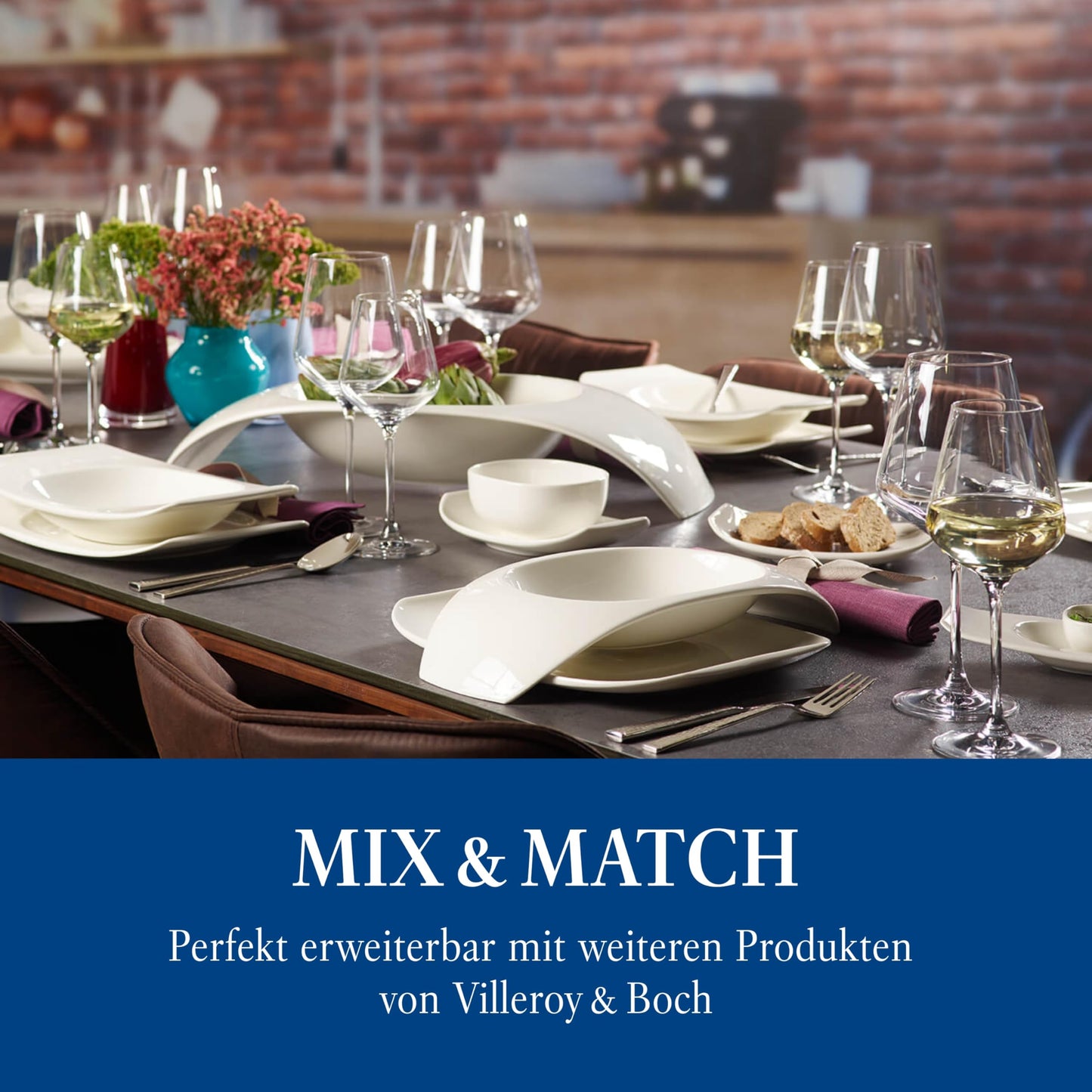 Villeroy & Boch – La Divina Weißweinkelch 4Er Set, Spülmaschinenfest, Weißweingläser, Weingläser Set, Gläser Wein, Gläser Weißwein, Weinglas Set, Außergewöhnliche Gläser, Kristallglas