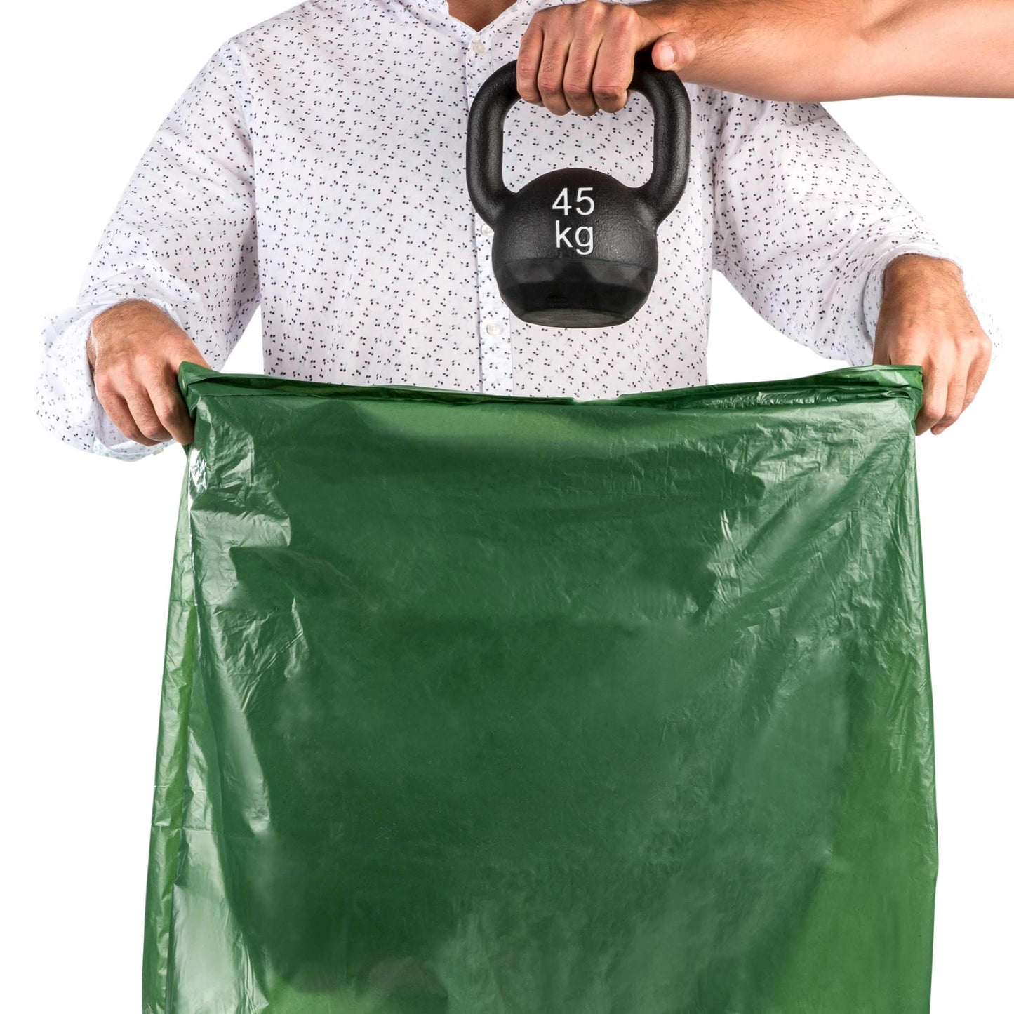 Relevo 60 Stück Mülltüten 50 L - 100% Recycelt Müllsäcke - Müllbeutel