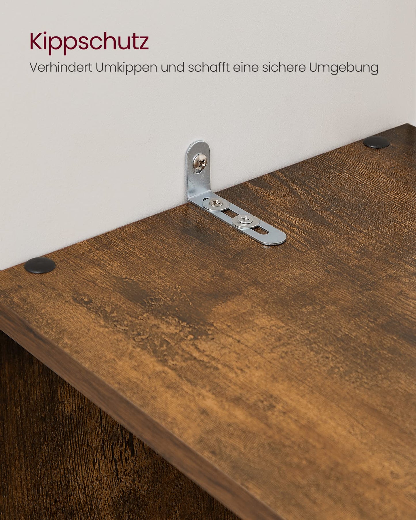VASAGLE Bücherregal mit 10 Fächern, Regal offen, Stufenregal, Ordnungssystem für Deko, Fotos, Pflanzen, Wohnzimmer, Schlafzimmer, Arbeitszimmer, 29 x 129,5 x 129,5 cm, vintagebraun LBC10BX
