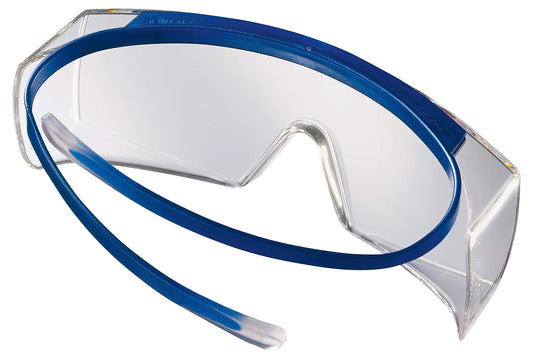 Uvex super OTG - Schutzbrille auch für Brillenträger - Überbrille - für Labor, Baustelle, Werkstatt, usw. - kratzfest, beschlagfrei & chemikalienbeständig