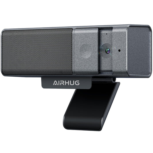 AIRHUG 3-in-1-Webcam – 1080P-Webcam mit Mikrofon und Lautsprecher, USB-Webcam mit Sichtschutz, für Videokonferenzen/Online-Unterricht