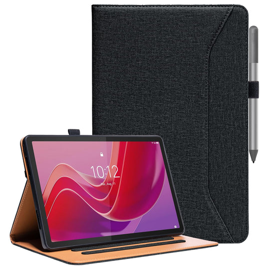Vakarey Hülle für Lenovo Tab M11,für Lenovo Tab M11 Hülle Mit Stifthalter 11 Zoll TB330FU,Schwarz