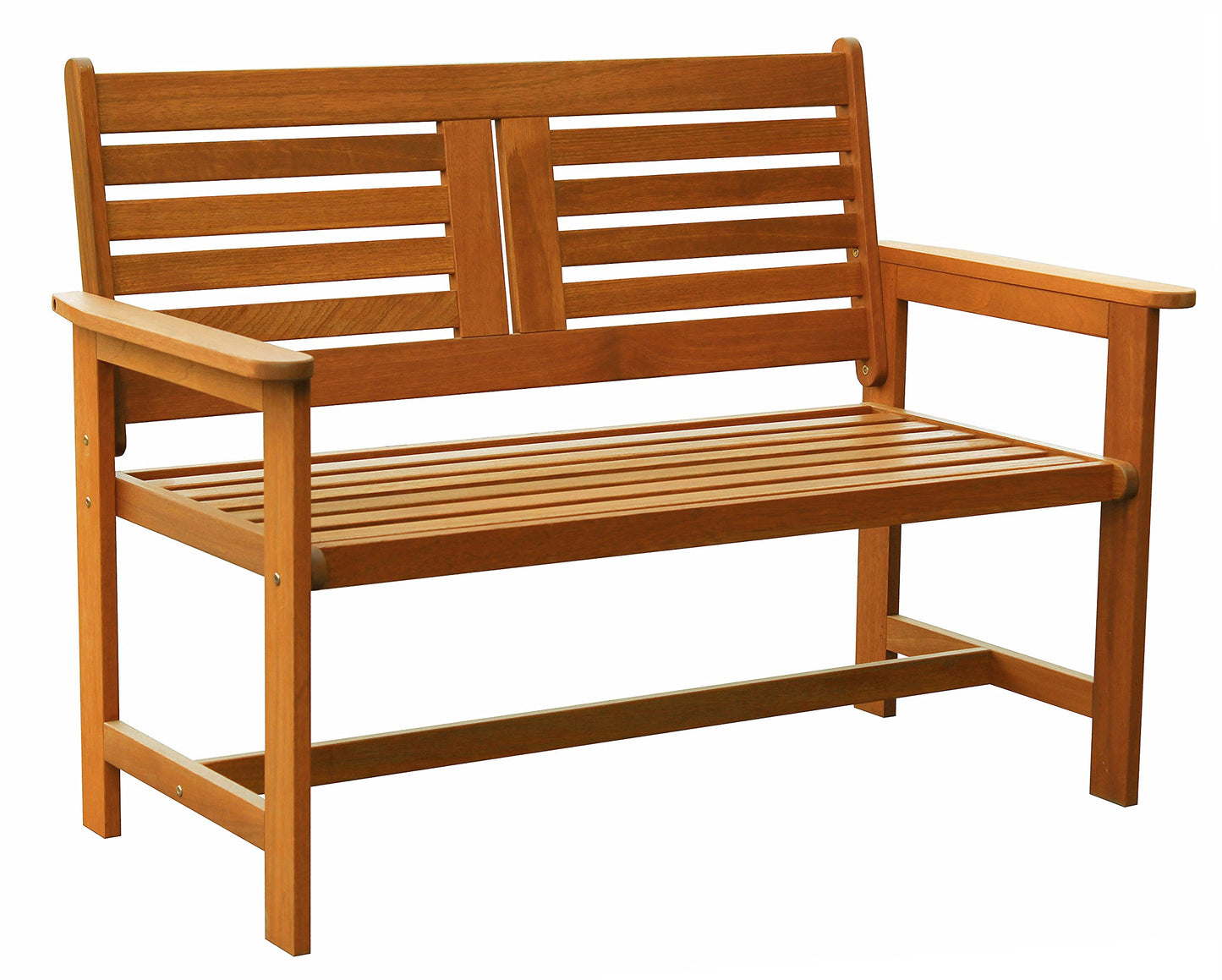 Avanti Trendstore - Furni - Gartenset 5-teilig aus Hartholz Teak, 1 Tisch (Maße: BHT 135x73,5x75 cm), 2 Stühle (Maße: BHT 61x88x62 cm), 2 Bänke (Maße: BHT 120x88x62 cm)