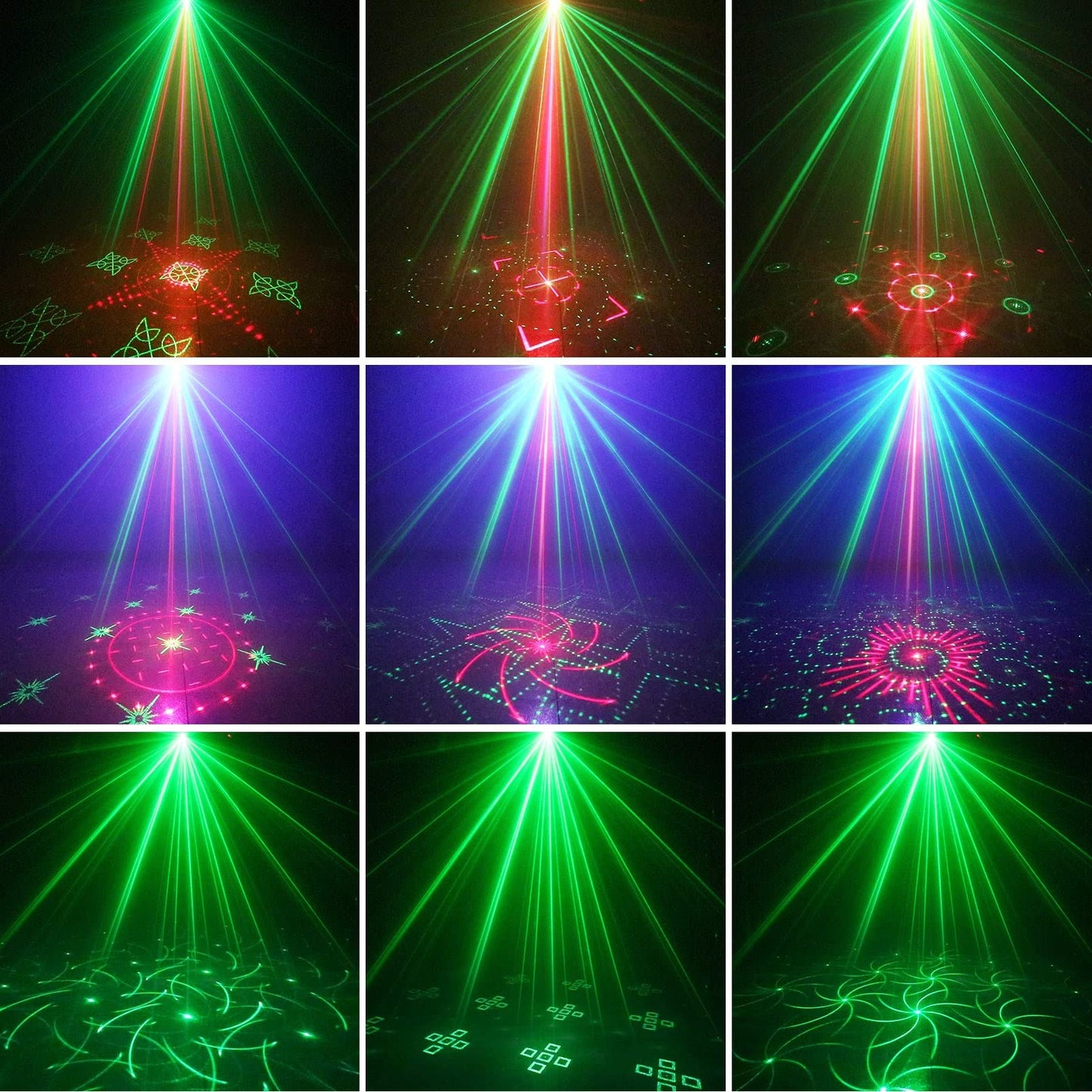 Nigecue Discolicht Partylicht mit Fernbedienung, Musikgesteuert Disco Licht mit Stroboskop, Sprachsteuerte LED DJ Party Lampe Discokugel mit 2M USB Kabel für Halloween Weihnachten Klub Feiertage