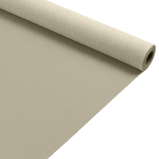 Primaflor Event- & Messeteppich Podium - Beige - 100x1000 cm– Robuster Flachfilzteppich mit Rutschfester, schalldämmender Oberfläche – ideal für den Messen, Ausstellungen & Events