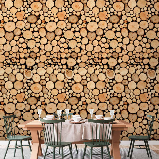 murando - Tapete selbstklebend 10m Wandtattoo dekorative Möbelfolie Dekorfolie Fotofolie Panel Wandaufkleber Wandposter Wandsticker - Holz 1602-8