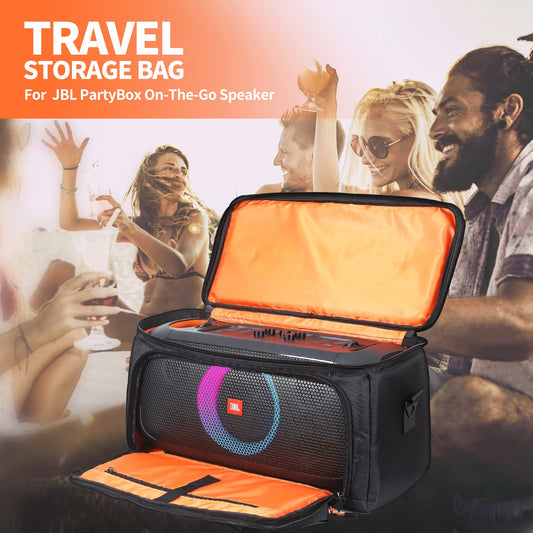 Taschen für JBL Partybox Bluetooth Lautsprecher Tragetasche Case Tragbar Tasche Reise Schutz Taschen für JBL Partybox Serie Bluetooth Party-Lautsprecher (for JBL partybox on The go)