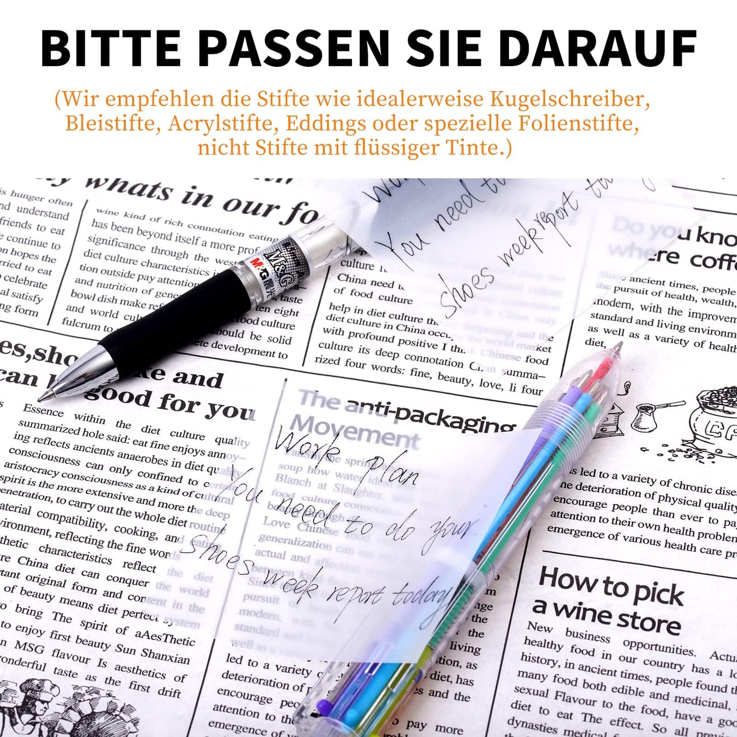 ZITFRI Haftnotizen Klebezettel transparent 400 Zettel 75x75mm, Haftnotiz Notizzettel durchsichtig Sticky Notes Haftnotizen Notes wasserfest Selbstklebend Klebezettel Papier für Schule Büro Zuhause