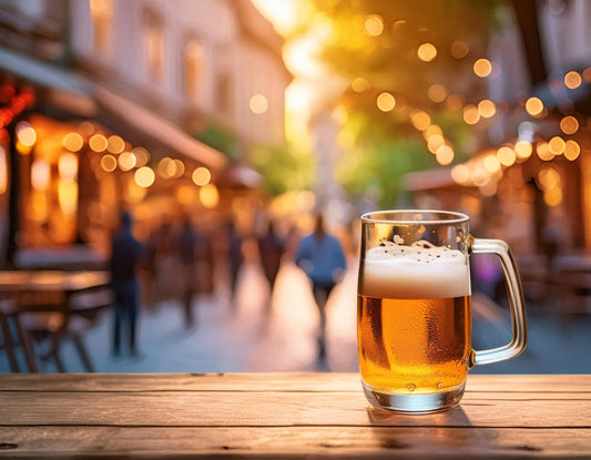 Glasmark Krosno Biergläser-Set 0,3 Liter Gläser Für Bier Bierseidel Bierkrug Gläser Für Craft Beer Bierglas Trinkglas Glas Spülmaschinenfest 6 x 300ML