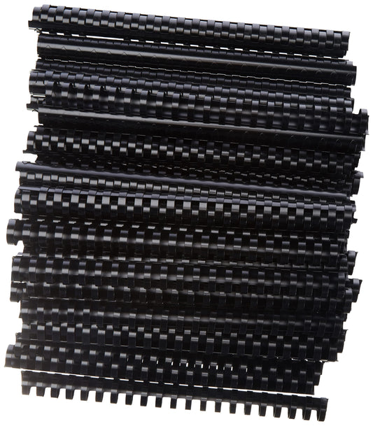Peach Plastikbinderücken A4 - 22mm - 210 Blatt - 50 Stück - schwarz - PB422-02